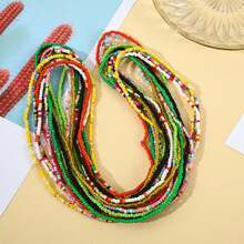 Color Random Send Bohemian Ladies Bracelet Waist Chain Anklet Combination Fashion Simple Beach Ladies Waist Beads - Multicolor - View 5