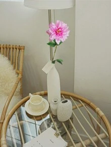 6Pcs Artificial Mums Flowers Spring Chrysanthemum Flowers 25" Long Stem Faux Spider Mum Flowers Large Floral Arrangements Bouquets Fake Pincushion Silk Flower Office Home Decor - Baby Pink - View 5
