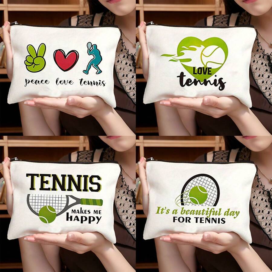 Tennis Geschenk-Set Für Frauen - Tragetasche Mit Make-up-Tasche & Verzierungen