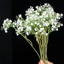 10 szt. sztuczne prawdziwe dotykowe zielone/białe oddechy dla mori style weselne dekoracje, sztuczne rośliny do kompozycji kwiatowych ślub, leśna gałąź na imprezę DIY, dekoracja domu do biura festiwal celebracja, dekoracja imprezy, centralny element wystroju biura domowego estetyczny wystrój pokoju, walentynki, sylwester wiosenny festiwal świąteczny wystrój domu, estetyczny wystrój pokoju, wystrój łazienki, wystrój sypialni, elegancki wystrój pokoju, wystrój pokoju boho, materiały do projektowania krajobrazu inżynieria krajobrazu