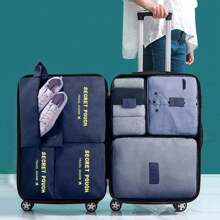 7 Set Packing Cubes For Suitcases, Luggage Organizer Bags Set For Carry On, Travel Gifts, Travel Essentials For Unisex - Multicolor - View 11