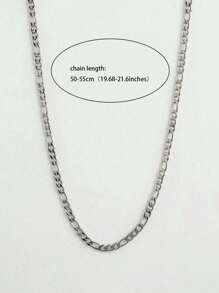 Stainless Steel NK Chain Men's  Necklace Women's Hiphop European And American Style Necklace