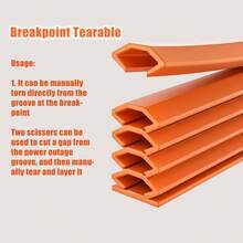 6M/Cuộn, Có Thể Bịt Kín Khoảng Cách 1-15Mm Dải Niêm Phong Cửa & Cửa Sổ Có Thể Điều Chỉnh 6 Lớp, Chống Gió, Cách Âm, Dải Niêm Phong Cửa Chống Trộm - Nhiều màu - Xem 5