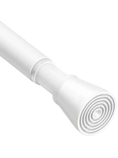 A Set Of Thickened Stainless Steel Heavy Duty Curtain Rod, Diameter 0.83 Inch Decorative Adjustable Curtain Rod, Suitable For Room Divider, Bedroom, Living Room, Kitchen, Bathroom, Black Gifts Birthday Graduation