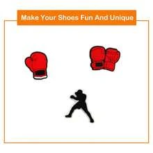 12pcs Boxing Series Shoe Charms, Suitable For Clogs, Sandals, High Quality Shoe Accessories, Great Gift For Teenagers, Men, Women And Adults - Multicolor - View 4