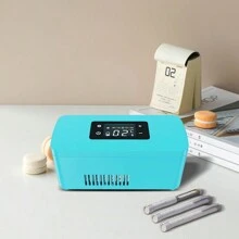 USB供電胰島素冷藏箱（無內置電池）可旅行攜帶的冷藏箱，帶LED顯示屏，溫度可調節2-18°C - 白色 - 查看 7