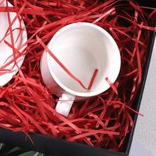 Raffia Shredded Paper Gift Box Filler/Candy Box Filler/Gift Wrapping Shredded Paper, With Box - Multicolor - View 3