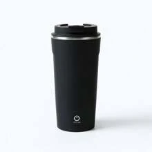1pc Automatic Stirring Cup, Portable 304 Stainless Steel Electric Coffee Cup, Spill-Proof Magnetic Auto Stirring Shake Cup For Protein Shakes, Easy To Carry And Clean, Suitable For Home And Office, Ideal Holiday Gift