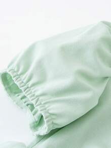 mini bala Mädchen Kleid, süßes Prinzessinnenkleid aus Tüll mit Puffärmeln für Kinder im Sommer