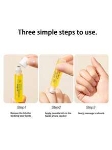 Single Pack Hand Essential Oil, Moisturizing & Nourishing, Non-Greasy, Easily Absorbed, Portable For Business Trip And Travel, Hand Care And Massage Essential Oil