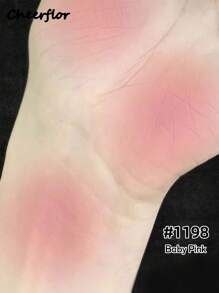 CHEERFLOR Embossed Solid Color Blush, Cheeks Powder Blush, Smooth Mate Face Blush, Light, Smooth, Facial Beauty Cosmetic Makeup - CFR1198 - View 7