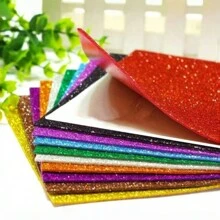 10 Tấm Xốp Lấp Lánh Dùng Cho Đồ Thủ Công, Giấy Thiệp A4 Giấy Dính Tự Dính Lấp Lánh Cho Giáng Sinh Xây Dựng Sổ Lưu Niệm Quà Tặng DIY Cắt Thẻ Trang Trí Tiệc (Nhiều Màu) - 10 tờ tự dính (hỗn hợp màu) - Xem 9
