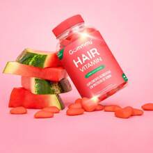 Gummy Hair Vitamin Sabor Melancia Original Mulher (Pele, Cabelo e Unha) 60 Gomas - Outros - Visão 3
