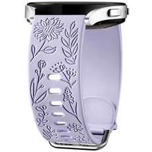 1pc Sunflower Engraved Bands Compatible With Samsung Galaxy Watch 6 Band/Watch 4/Watch 5 Band 40mm 44mm For Women Men, Samsung Galaxy Watch 6 Classic Bands/Galaxy Active 2/Galaxy Watch 3/Galaxy Watch 5 Pro 45mm, 20mm Soft Silicone Replacement Sport Strap As A Gift For Students Returning To School