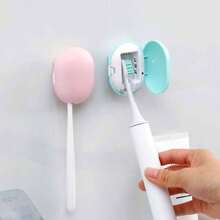 1 Pc Mini Portable Rechargeable UV Toothbrush Sterilizer Case, WallMounted Outdoor UV Sanitizer Toothbrush, Portable UV ToothbrushCover, Travel Toothbrush Case Both Electric And Manual Toothbrushesfather's Day Gift - Multicolor - View 1