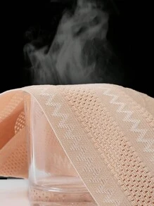 1pc Sports Shaping G-String, Fashionable Sexy High-Waist Shaping Thong Panty, Seamless Shapewear Slimming Shorts, Breathable Lifting Waist Shaping Shorts - Apricot - View 8