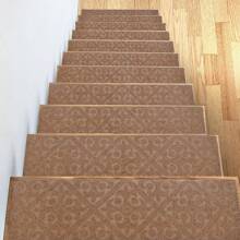 7pcs/Set Ins Style Self-Adhesive Stair Tread Mats, Non-Slip Step Covers For Decoration & Floor Protection - Multicolor - View 19