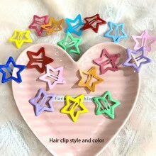 1入女士瘋狂卡通毛絨玩具12星座髮箍，日常使用(毛絨玩具髮夾的顏色和款式隨機選擇)頭飾 - 彩色 - 查看 11