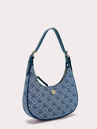 DK DKMG Set de 2 bolsos de hombro de seda impresa con correas ajustables, adecuados para uso diario