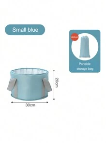 1 pieza de cuenco de baño de pies portátil plegable - Alivia y refresca tus pies en cualquier lugar y en cualquier momento para mujeres y hombres