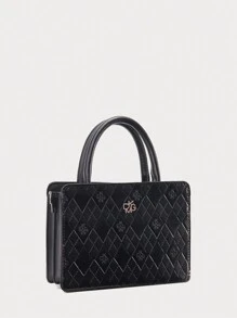 DK DKMG 1pc Women's Professional Business Casual Crocodile Pattern & Other Print Lightweight Outdoor Travel Commute Office Handbag, Tote Bag, Shoulder Bag, Suitable As Gift And For Daily Use