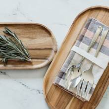 木制串珠装饰托盘 - 非常适合客厅、咖啡桌、厨房桌子或农舍装饰，简单的托盘用于化妆品、香水和配件存储，适合任何表面最佳礼物生日盘子厨房配件厨房装饰托盘水果托盘托盘装饰 - 黃色 - 查看 9