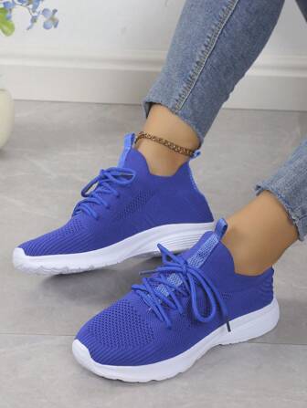 24 Nuevos zapatos deportivos para correr en carretera para mujeres con diseño floral vintage, ligeros y transpirables con cordones