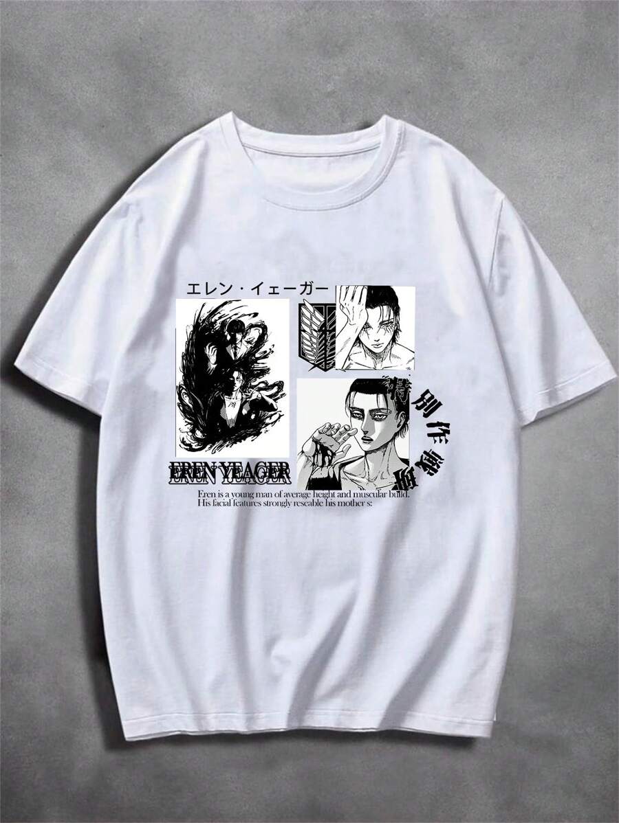 Men T-Shirts - 白色 - 查看 1