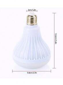 Foco Bocina Bluetooth Lámpara Led 12w RGB Reproductor Música 7 Colores LED Bombilla Inteligente Con Control Remoto Inalámbrico - Multicolor - Ver 10