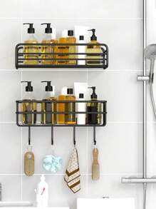 Giá để đồ treo tường phòng tắm 2 cái/1 cái, Giá để đồ trong phòng tắm, Xe đẩy tắm, Vòi sen trong phòng tắm, Giá để đồ trong phòng tắm, Giá để bàn chải đánh răng, Phụ kiện phòng tắm, Giá để đồ treo tường, Giá để đồ mỹ phẩm treo bằng kim loại, Giá để đồ trong bồn cầu không xốp, Nhà bếp, Phòng ngủ, Phòng tắm, Bàn, Phụ kiện phòng tắm, Dành cho việc thu gom và phân loại tại nhà, Thích hợp để đựng dầu gội, Sữa dưỡng da, Sữa dưỡng da, Nước hoa, Xà phòng, Đồ dùng vệ sinh cá nhân - Nhiều màu - Xem 1