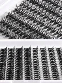 MAGEFY MAGEFY 220 Racimos De Pestañas De Estilo Mixto Segmentadas De Cola De Pez,Con Rizos Más Largos C Pestañas Personales De Bricolaje De Diferentes Longitudes,Pestañas Naturales Suaves Hechas A Mano Para Uso Diario,Pestañas Manga Para Viajes 40P/9-13mm,pestañas pestans extensiones de pestañas
