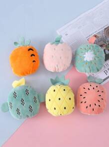 1pc Pet Supplies Cat Self-Entertainment Doll, Interactive Plush Fruit Doll, For Pet Use Only