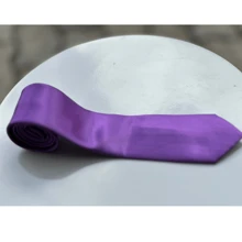 Men's Satin Tie - Morado - Ver 2