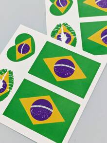 2 miếng dán hình xăm thể thao/người hâm mộ bóng đá kèm khăn lau hình xăm dành cho Bỉ, Đan Mạch, Pháp, Đức, Hà Lan, Tây Ban Nha, Ba Lan, Brazil, Ý, Bồ Đào Nha, Anh, Croatia, Ả Rập Xê Út, Hoa Kỳ, miếng dán hình xăm tạm thời không thấm nước cho các trận đấu bóng đá, giải đấu và World Cup, nghệ thuật cơ thể - Nhiều màu - Xem 3