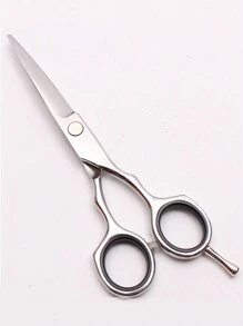 1 pieza Tijeras de peluquería de 5,5 pulgadas con LOGO personalizado, juego de tijeras de peluquero profesional en acero inoxidable, herramientas de peluquería para corte de cabello y entresacado