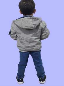 Tween Boys Jackets - 灰色 - 查看 3