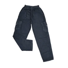 Men Pants - Dark Wash - View 2