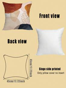 4 Stück abstrakte minimalistische goldene Punkt kreative Kissenbezüge, geeignet für Party, Heimdekoration, Wohnzimmer, Sofa, Schlafzimmer, Kopfteil, dekorative Taillenkissen, Büro, alle Jahreszeiten, 45cm x 45cm, ohne Kisseninnenfüllung