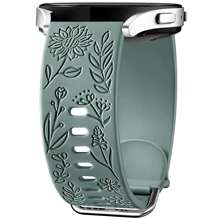 1pc Sunflower Engraved Bands Compatible With Samsung Galaxy Watch 6 Band/Watch 4/Watch 5 Band 40mm 44mm For Women Men, Samsung Galaxy Watch 6 Classic Bands/Galaxy Active 2/Galaxy Watch 3/Galaxy Watch 5 Pro 45mm, 20mm Soft Silicone Replacement Sport Strap As A Gift For Students Returning To School