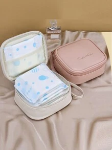 New Portable Cream Makeup Bag Cosmetic Pouch, Small Size Lipstick Bag, Student Waterproof Handheld Multifunctional - Multicolor - View 7