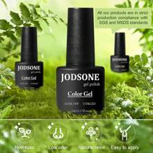 JODSONE 60 PCS Gel Nail Polish Kit With U V Light 55 Colors No Wipe Beautiful Colors Nail Gel Polish Base Top Coat Manicure Gifts For Salon And At Home - 60KIT 06 - View 7
