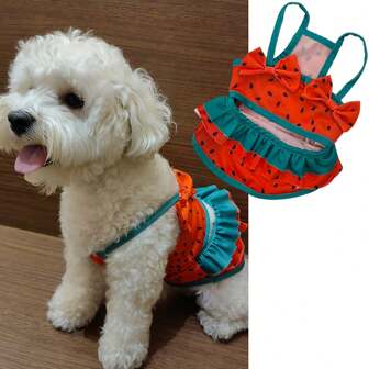 Pineapple Funny Dog Swimwear Bikini Summer Dog Clothes Beach Swimsuit Puppy Bathing Suit Puppy Vest Cooling Dog Shirts Pet Shirt For Small Dog, Cat Apparel