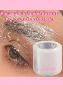 1 ROLLO PAPEL OSMOTICO Rollo  Para Cejas Microblading Micropigmentación 200 Metros de Largo + Cajita Con Cuchilla De Corte,PARA LIFTING DE PESTAÑAS, LAMINADO DE CEJAS,MICROBLADING Micropigmentación - transparente - Ver 5