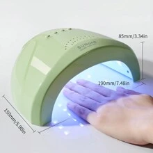 XEIJAYI 1pc Green USB SUNone UV LED Lamp For Nails Professional Gel Polish Drying Lamp With Timer Smart Nail Dryer Manicure Equipment LED Nail Lamp, Three Stages, Infrared Smart Sensor, Professional Salon And Home Manicure And Pedicure - 綠色 - 查看 7