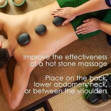 6pcs Massage Stones Essential Hot Stones For Massage, Massage Tool, Therapy Tool, 6 Medium Hot Stone Massage Kit Hot Stone Massage Stones For Professional Or Home Spa, Foot Warmer, Relaxation, Healing
