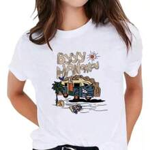 Camiseta De Moda Para Mujer Camisas De Mujer Playeras Mujer - Blanco - Ver 3