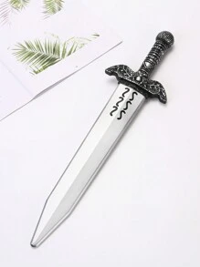 1 pieza Espada romana medieval retro colorida COS, arma de caballero, duradera y elegante para festivales, fiestas y uso diario en Halloween