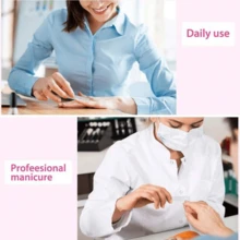 4 chiếc giũa đánh bóng móng tay bằng thủy tinh Nano, dải chà nhám, dải đánh bóng giũa móng tay, dụng cụ làm móng tay chân - Màu trong suốt - Xem 3