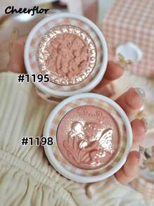 CHEERFLOR Embossed Solid Color Blush, Cheeks Powder Blush, Smooth Mate Face Blush, Light, Smooth, Facial Beauty Cosmetic Makeup - CFR1198 - View 8