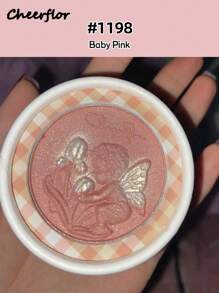 CHEERFLOR Embossed Solid Color Blush, Cheeks Powder Blush, Smooth Mate Face Blush, Light, Smooth, Facial Beauty Cosmetic Makeup - CFR1198 - View 5